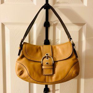 Never Used Buttery Soft Leather Coach Shoulder Bag